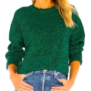 Pistola Eva Green Gables Cropped Distressed Sweater
